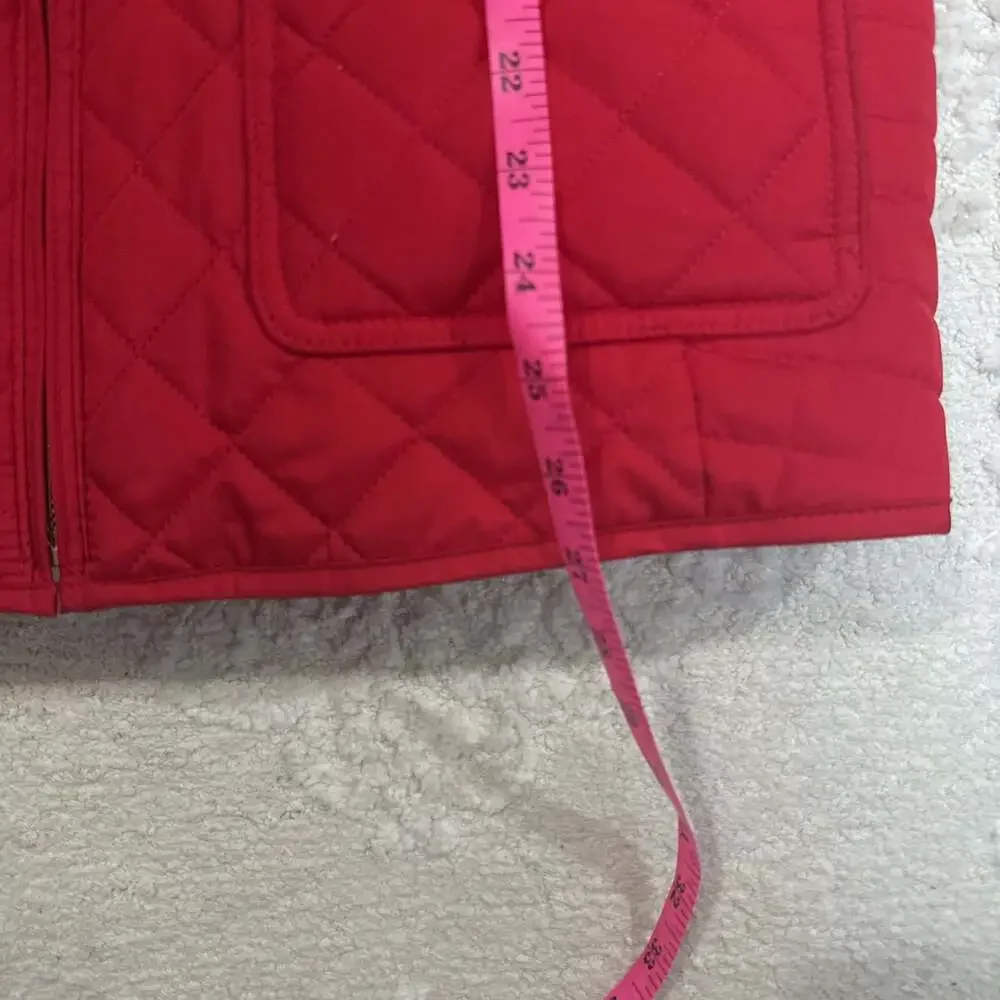 Tommy Hilfiger Scarlet Red‎ Quilted Jacket